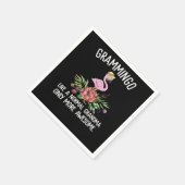 フラミンゴ |グラミンゴおばあちゃんみたいに スタンダードカクテルナプキン (角)