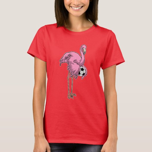 フラミンゴ・サッカー Tシャツ (正面)