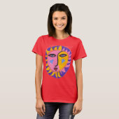 フラミンゴ・サンセット Tシャツ (正面フル)