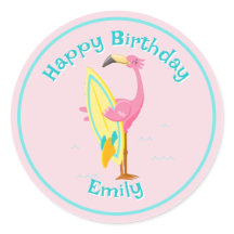 フラミンゴ(サーフボードピンク)