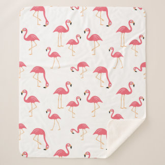 フラミンゴ シェルパブランケット