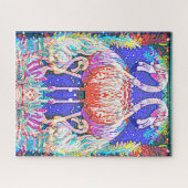 フラミンゴ ジグソーパズル (横)