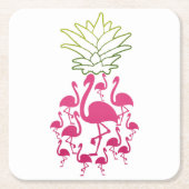 フラミンゴ ストーン コースター| ラバー ストーン コースター (正面)