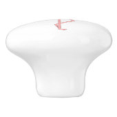 フラミンゴ セラミックノブ (側面)