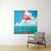 フラミンゴ タペストリー (インサイチュ)