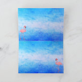 フラミンゴ・ダンス カード (内部)