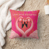 フラミンゴ・ダンス クッション (ブランケット)