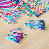 フラミンゴ・デュエット ジグソーパズル (側面)