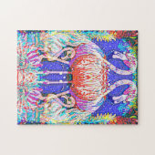 フラミンゴ・デュエット ジグソーパズル (横)