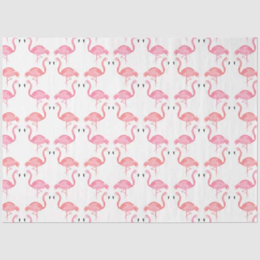 フラミンゴ トロピカル ヴァイブス シリーズ デザイン 15 薄葉紙 (正面)