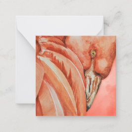 フラミンゴ ノートカード