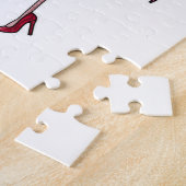 フラミンゴ(ハイヒール) ジグソーパズル (側面)