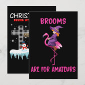 フラミンゴ|ハロウィーンの衣装フラミングウィーン 招待状 (正面/裏面)