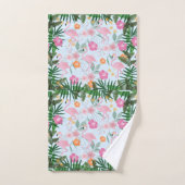 フラミンゴ バスタオルセット (ハンドタオル)