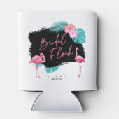 フラミンゴ・バチェロレッテ・ウェディング・フロック ID930 缶クーラー (裏面)