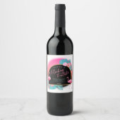 フラミンゴ・バチェロレッテ・パーティー・ファンタスティック V1 ID930 ワインラベル (正面)