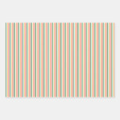 フラミンゴ、パイナップル、モンステラ熱帯産 ラッピングペーパーシート (正面2)