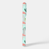 フラミンゴ&パイナップル – 夏のパターン Case-Mate iPhoneケース (裏面 / 右)