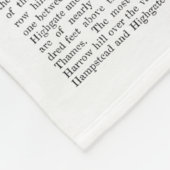 フラミンゴ・パラソル フリースブランケット (角)