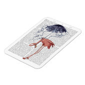 フラミンゴ・パラソル マグネット (左側)