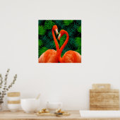 フラミンゴ・パラダイス・ポスター ポスター (キッチン)