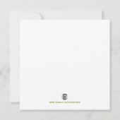 フラミンゴ&パームガーデンパーティの招待状 招待状 (裏面)