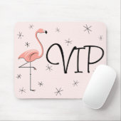フラミンゴ ピンク "VIP" マウスパッド (マウス)