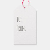 フラミンゴ – ファインアートギフトラベル ギフトタグ (裏面)