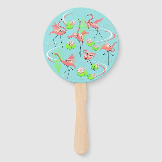 フラミンゴ・ファンダンゴのファンのラウンド ハンドファン (裏面)