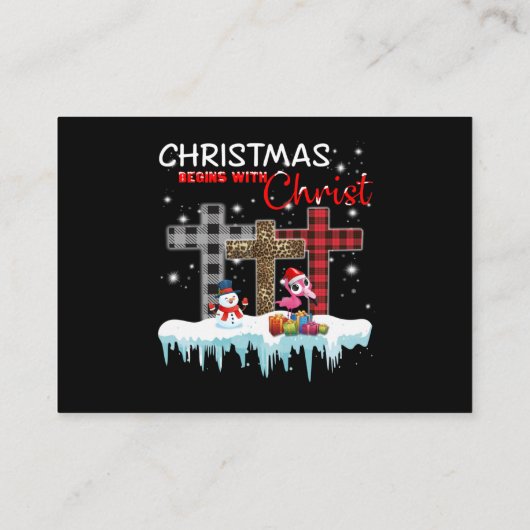 フラミンゴ|フラミンゴさん，7月のクリスマスおもしろいパーティー エンクロージャーカード (裏面)