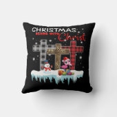 フラミンゴ |フラミンゴ・ハロウィーンとメリークリスマス クッション (裏面)