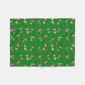 フラミンゴ フリースブランケット (正面(横))