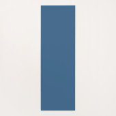 フラミンゴ&プルメリア花賞ブルー ヨガマット (裏面)