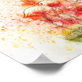 フラミンゴ ポスター (角)