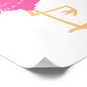 フラミンゴ ポスター (角)