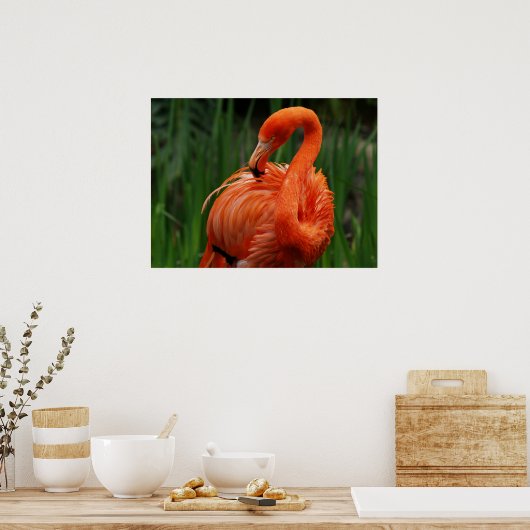 フラミンゴ ポスター (キッチン)