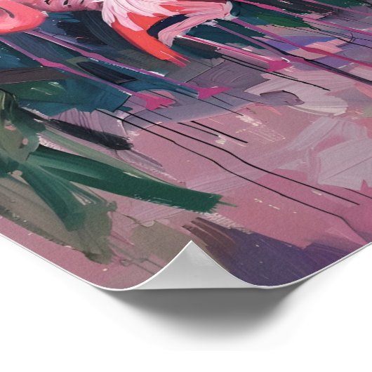 フラミンゴ🦩 ポスター (角)