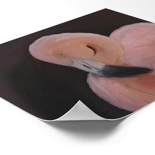 フラミンゴ ポスター (角)