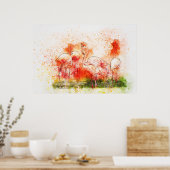 フラミンゴ ポスター (キッチン)