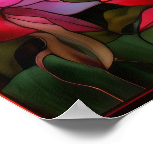 フラミンゴ ポスター (角)