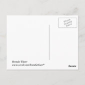 フラミンゴ ポストカード (裏面)