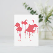 フラミンゴ ポストカード (スタンド正面)