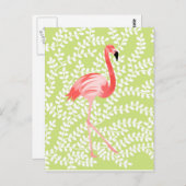 フラミンゴ ポストカード (正面/裏面)