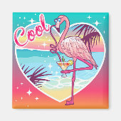 フラミンゴ マグネット (正面)