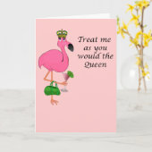 フラミンゴ・マザーズデイ・カード カード (黄色い花)