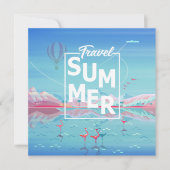 フラミンゴ, マジックトラベル, サマートロピカルシー ビーチ セーブザデート (正面)