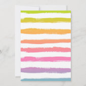 フラミンゴ&マーメイドプールパーティの招待状トロピカル 招待状 (裏面)