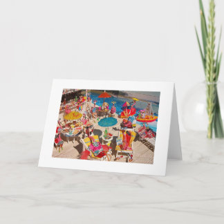 「フラミンゴ!」 メッセージカードのため! カード