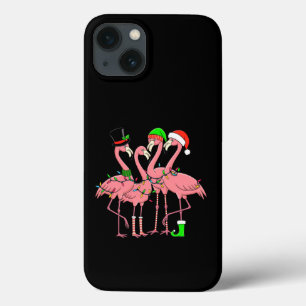 フラミンゴ メリークリスマス おもしろ フラミンゴ好き プレゼント iPhone 13ケース