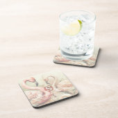 フラミンゴ モノグラム コースター (右側)